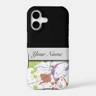 Caso del iPhone 5 del monograma con el