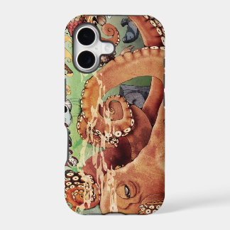 Caso del iPhone del pulpo