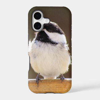 Caso mullido del iPhone 5 del chickadee