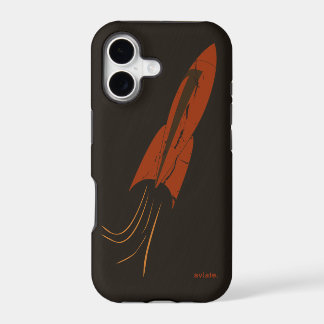Caso retro del iPhone 5 de Red Rocket por aviate.