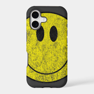 Caso sonriente del iPhone 5 de la cara del vintage