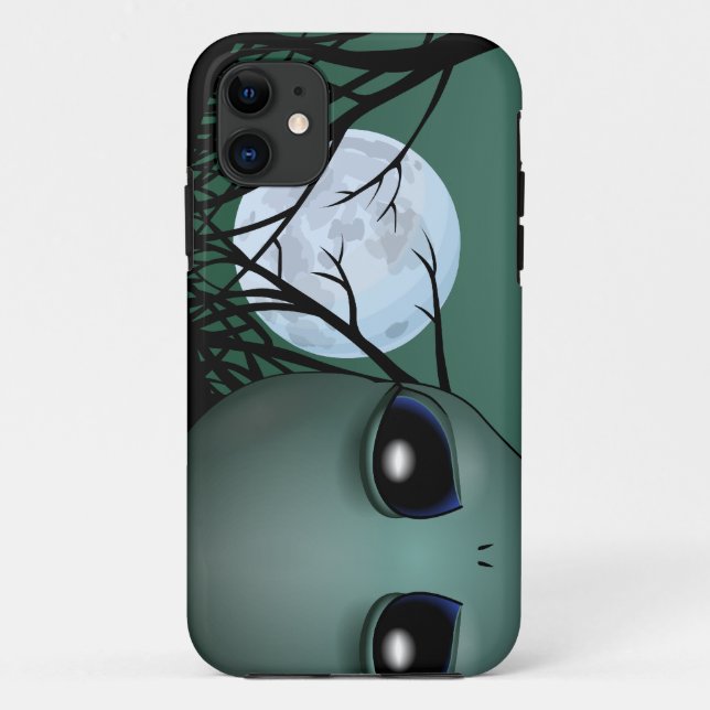 Casos de teléfono móvil Alien iPhone5 Funda Cute E (Reverso)