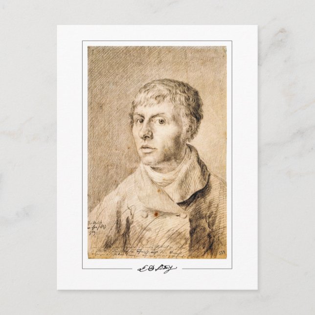 Caspar David Friedrich #113 - Postales Bellas Arte (Anverso)