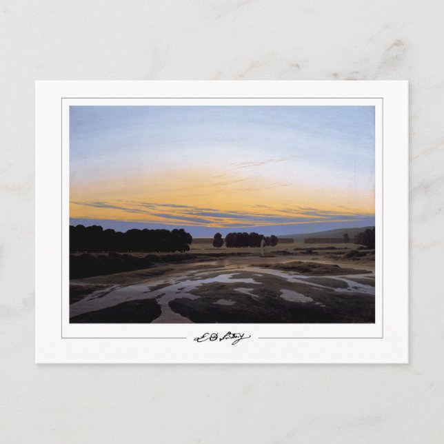 Caspar David Friedrich #11 - Tarjeta postal de art (Anverso)