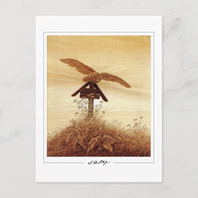 Caspar David Friedrich #131 - Tarjeta postal de ar (Anverso)