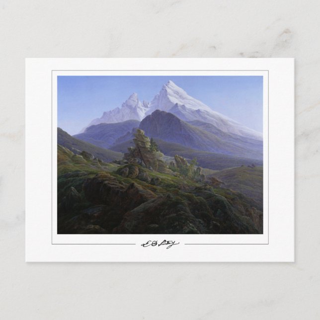 Caspar David Friedrich #140 - Postales Bellas Arte (Anverso)