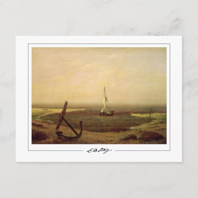 Caspar David Friedrich #150 - Tarjeta postal de ar (Anverso)