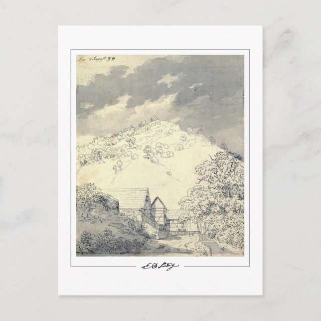 Caspar David Friedrich #162 - Postales Bellas Arte (Anverso)