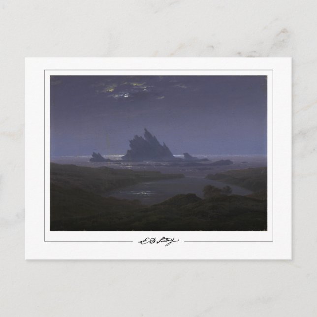 Caspar David Friedrich #165 - Tarjeta postal de ar (Anverso)