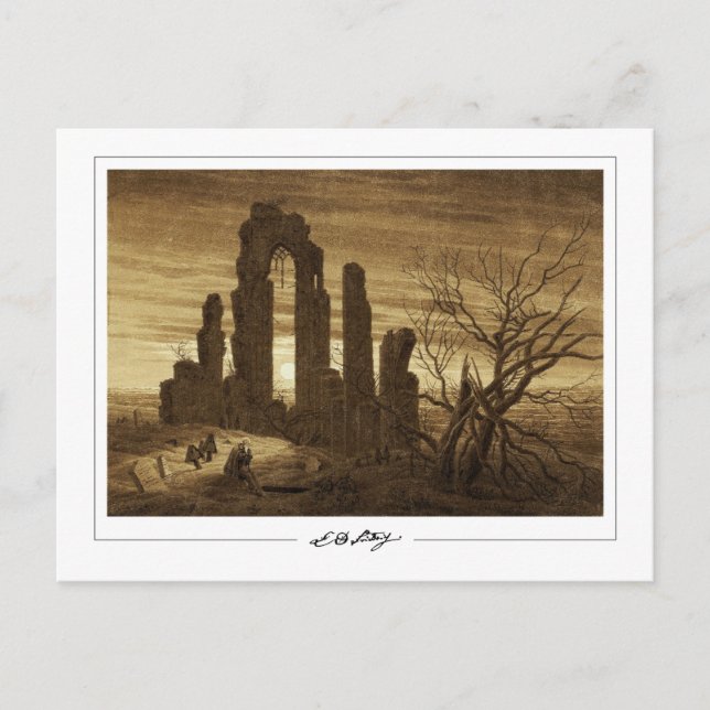 Caspar David Friedrich #19 - Postales Bellas Artes (Anverso)