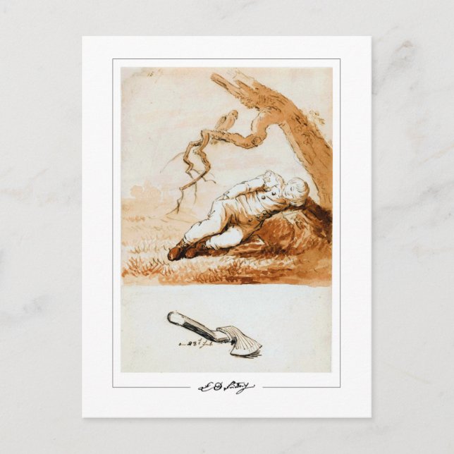 Caspar David Friedrich #201 - Tarjeta postal de ar (Anverso)