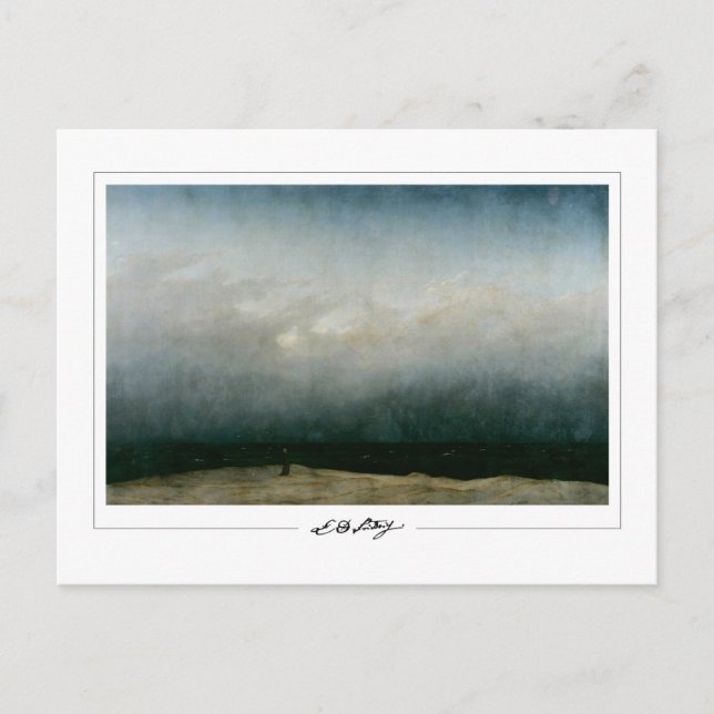 Caspar David Friedrich #20 - Tarjeta postal de art (Anverso)