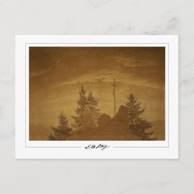 Caspar David Friedrich #38 - Tarjeta postal de art (Anverso)