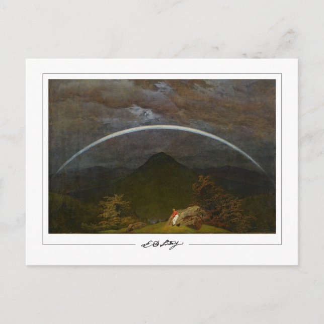 Caspar David Friedrich #46 - Tarjeta postal de art (Anverso)