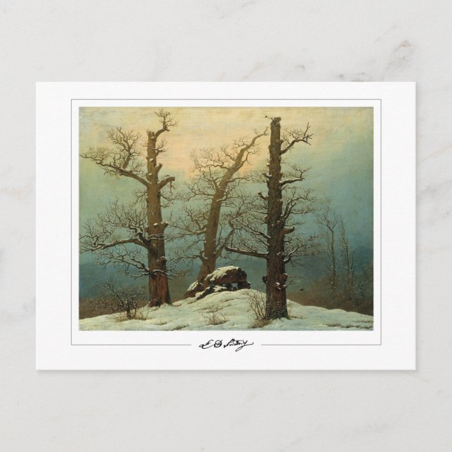 Caspar David Friedrich #6 - Tarjeta postal de arte (Anverso)