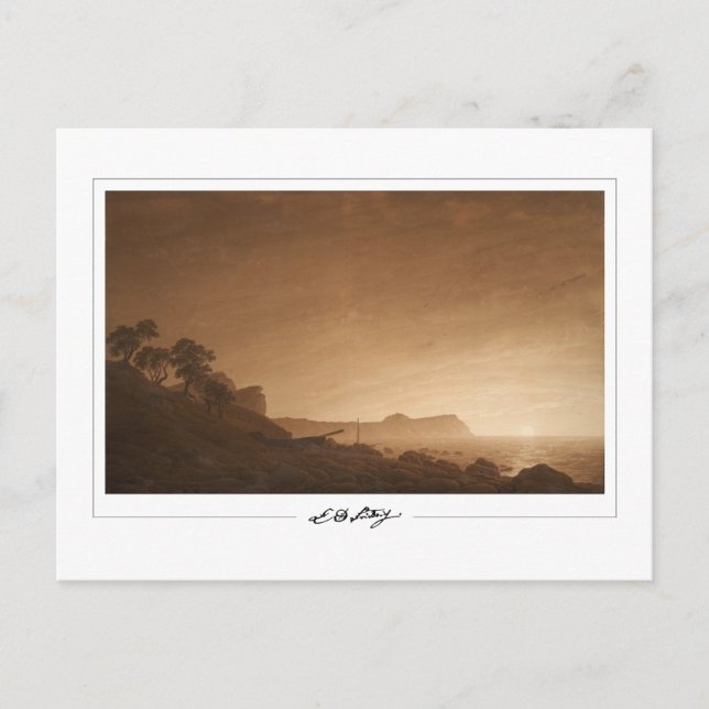 Caspar David Friedrich #7 - Postal Bella Artes (Anverso)