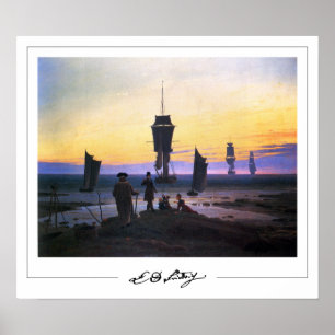 Caspar David Friedrich Zedign Poster de Arte #153