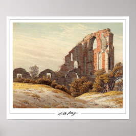 Caspar David Friedrich Zedign Poster de Arte #16