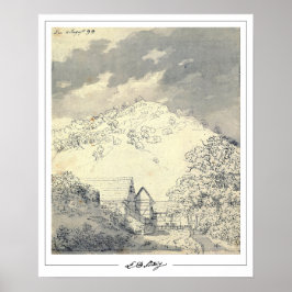 Caspar David Friedrich Zedign Poster de Arte #162