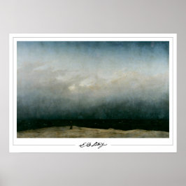 Caspar David Friedrich Zedign Poster de Arte #20