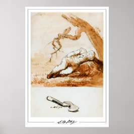 Caspar David Friedrich Zedign Poster de Arte #201