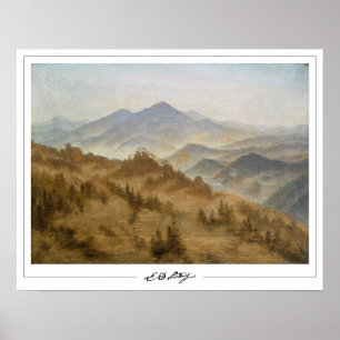 Caspar David Friedrich Zedign Poster de Arte #25