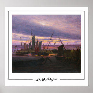 Caspar David Friedrich Zedign Poster de Arte #55