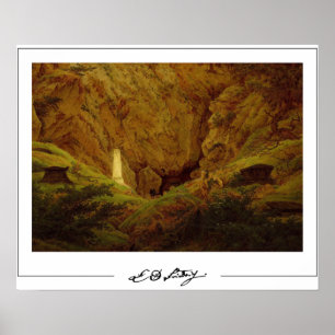 Caspar David Friedrich Zedign Poster de Arte #56