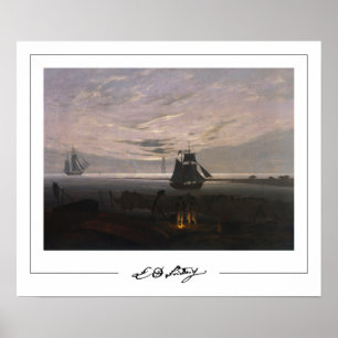 Caspar David Friedrich Zedign Poster de Arte #59