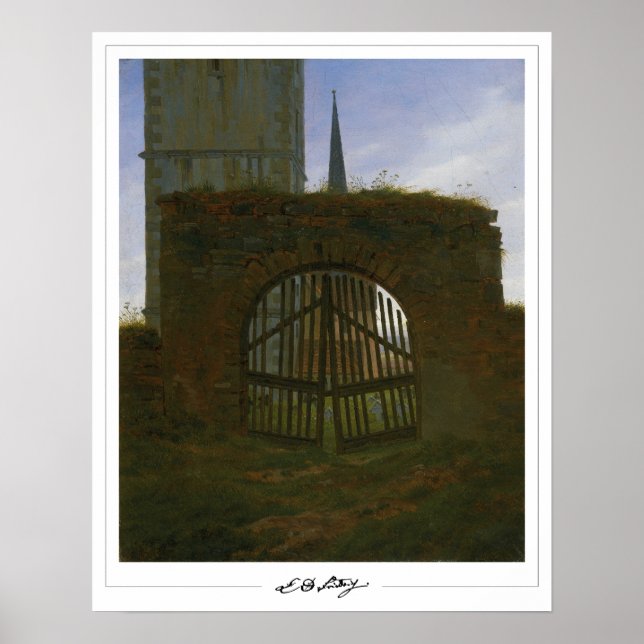 Caspar David Friedrich Zedign Poster de Arte #62 (Frente)