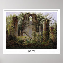 Caspar David Friedrich Zedign Poster de Arte #93