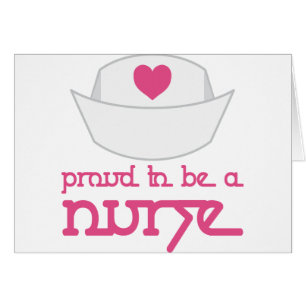 Casquillo lindo de la enfermera orgulloso ser un