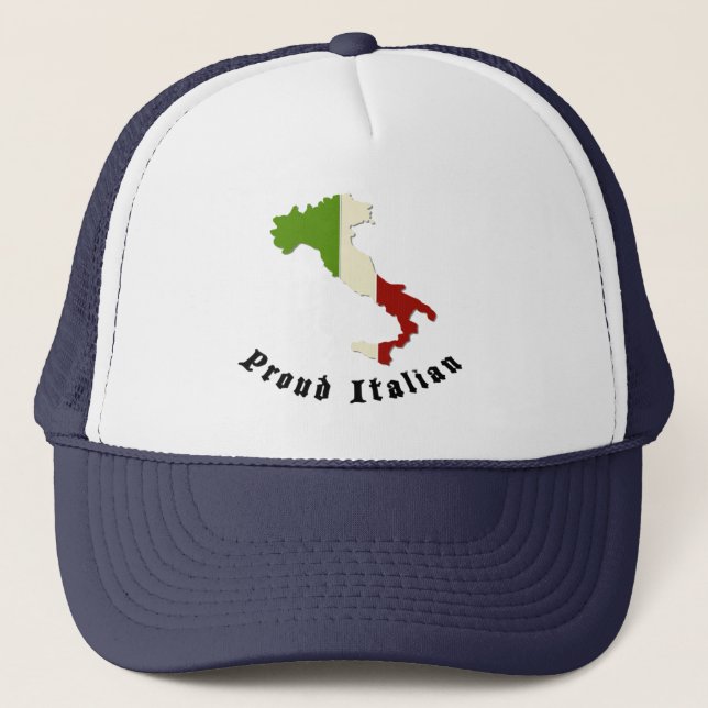 Casquillo retro italiano orgulloso del gorra del (Anverso)
