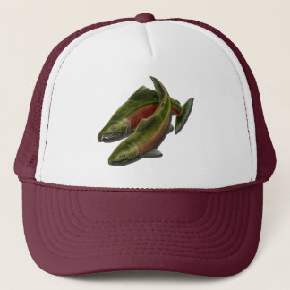 Casquillos y gorras de los pescados de los