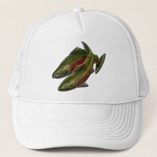 Casquillos y gorras de los pescados de los