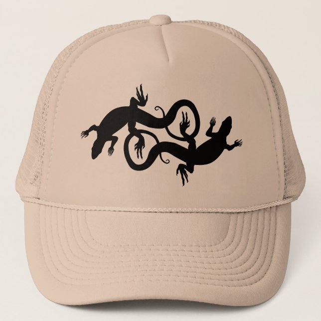 Casquillos y gorras del reptil de la gorra de (Anverso)