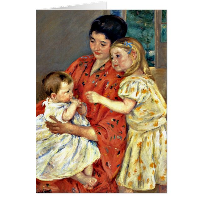 Cassatt - Madre y Sara Admirando al bebé-1901.j (Frente)