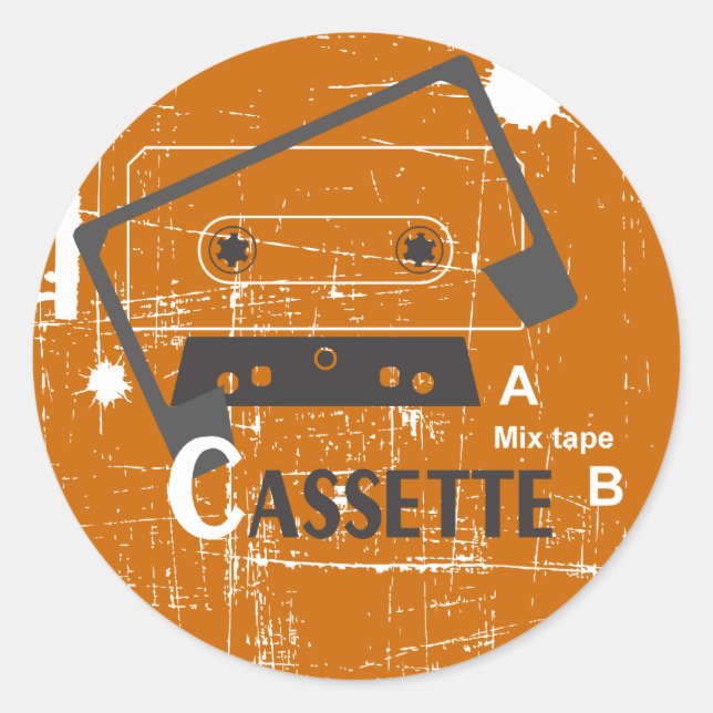 Cassette de amor - pegatina (Anverso)