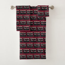 Cassette Tapes Bath Towels