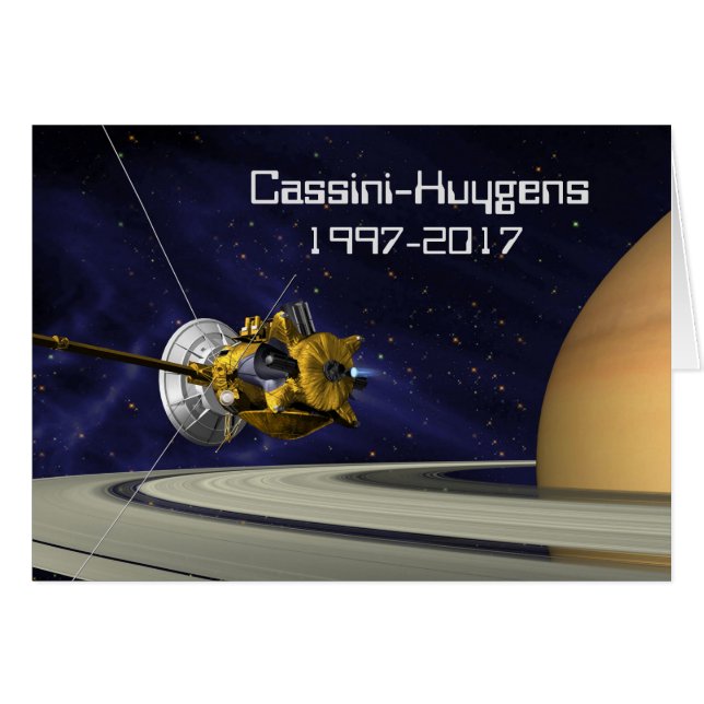 Cassini Huygens Saturn Misión (Anverso (Horizontal))