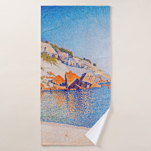 Cassis, Cap Lombard, Opus 196, Signac (Toalla de baño)