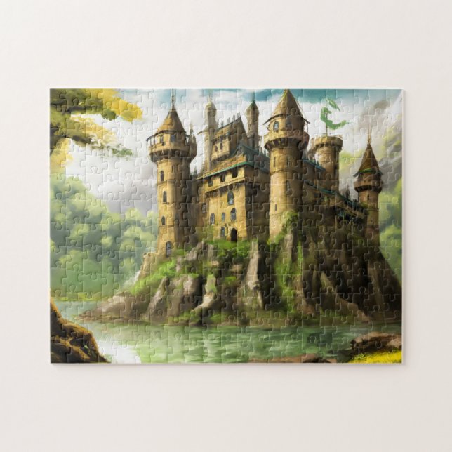 Castillo 3 Easy Brain Art Puzzles Photo Puzzles In (Horizontal)