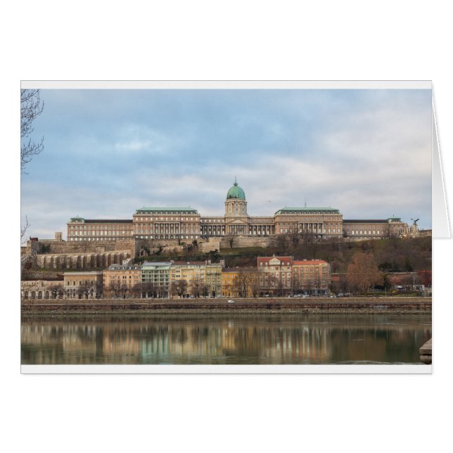 Castillo Buda Hungría Budapest en el día (Anverso (Horizontal))