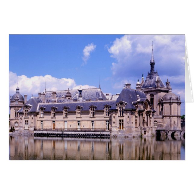 Castillo Chantilly, Oise, Francia (Anverso (Horizontal))