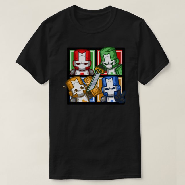 Castillo Crashers de cuatro plazas de camiseta ese (Diseño del anverso)