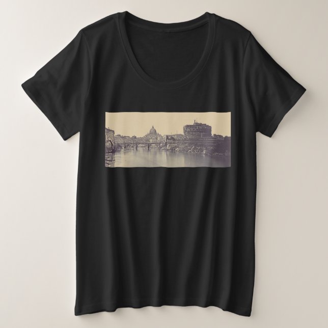 Castillo de Ángel y cúpula del Vaticano (Anverso del diseño)