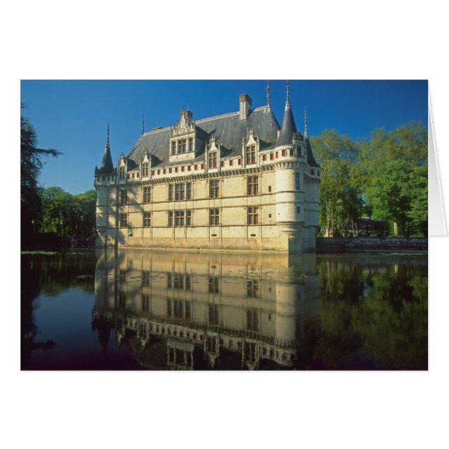 Castillo de Azay-le-Rideau, Indre-et-Loire, (Anverso (Horizontal))