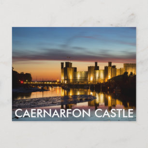 Castillo de Caernarfon, Caernarfon, postal de Gale