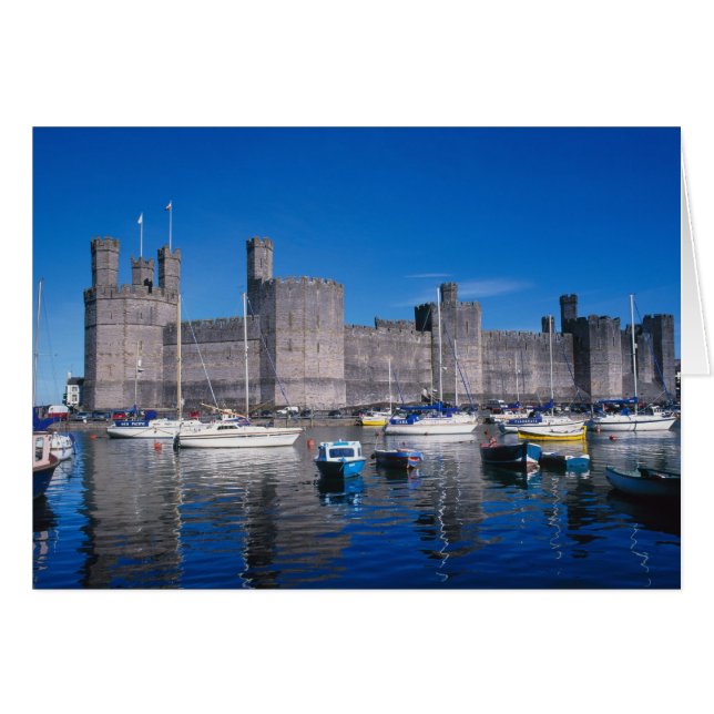 Castillo de Caernarfon, Gwynedd, Gales (Anverso (Horizontal))