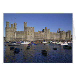 Castillo de Caernarfon, Gwynedd, Gales (RF)